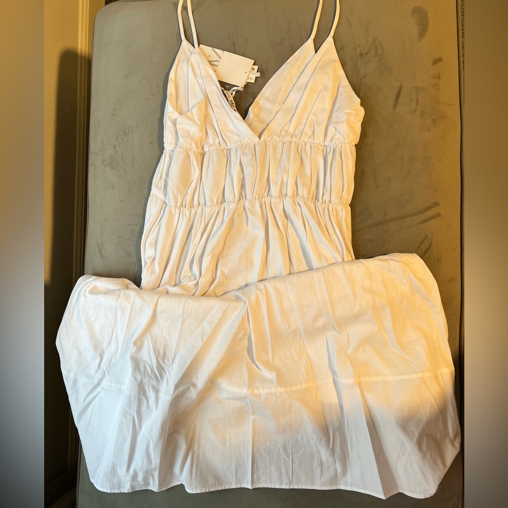 Long White Zara Sundress